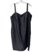 Montage Size 20 Black & Silver Silk 3 Button Bead & Sequin Spaghetti Strap Gown Black & Silver / 20
