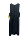 J Crew Size M Black Polyester Blend Round Neck Sleeveless Maxi Dress Black / M