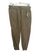 XiRENA Size M Green Cotton Elastic Drawstring Jogger Front Seam Pants Green / M