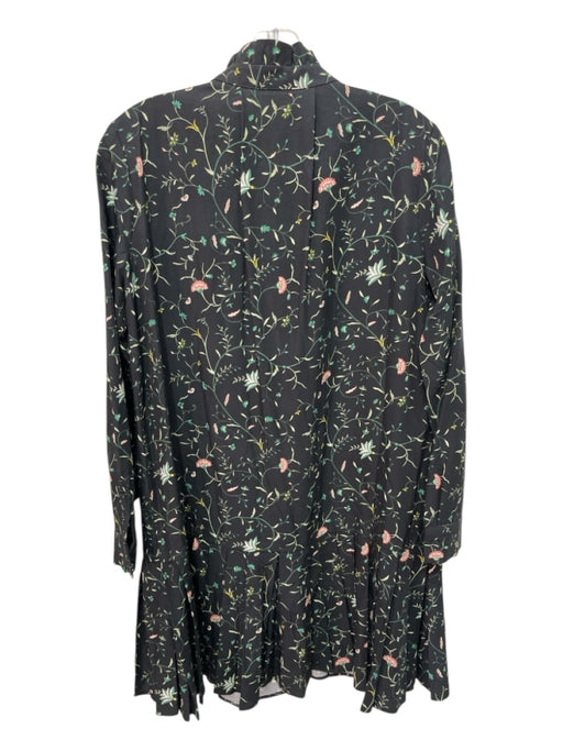 Tuckernuck Size S Black, Green, Multi Tencel Blend Quarter Button Dress Black, Green, Multi / S