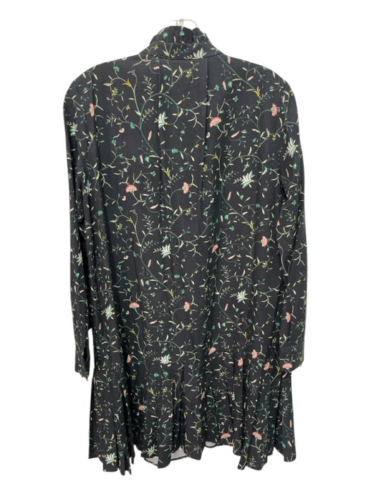 Tuckernuck Size S Black, Green, Multi Tencel Blend Quarter Button Dress Black, Green, Multi / S