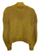 Sally LaPointe Size S Yellow Knit Mock Neck Long Sleeve Sweater Yellow / S