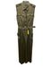 Ramy Brook Size 6 Army Green Polyester Satin Sleeveless Utility Jumpsuit Army Green / 6