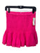 Loveshackfancy Size S Neon Pink Cotton Dots smocked Ruffle Skirt Neon Pink / S