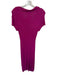 Rag & Bone Size XS Magenta Viscose Blend Midi Ribbed Button Down Dress Magenta / XS