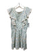 Loveshackfancy Size S White, Green, Blue Cotton Floral Ruffle Dress White, Green, Blue / S