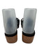Rag & Bone Shoe Size 39 Black & Brown Leather Upper Suede Open Toe Clog Mules Black & Brown / 39