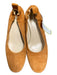 Everlane Shoe Size 8.5 Tobacco Suede round toe Block Heel Stretch Ankle Shoes Tobacco / 8.5