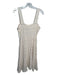 Lauren Ralph Lauren Size Medium Cream White Viscose Blend Sleeveless Dress Cream White / Medium