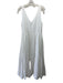 Dissh Size 2 White Linen Sleeveless Pockets Maxi Dress White / 2