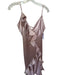 Ever After Size S Mauve Polyester Spaghetti Strap Ruffles Side Zip Gown Mauve / S
