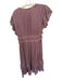 Grade & Gather Size M Mauve ruffles V Neck Maxi Dress Mauve / M