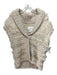 Anthropologie Size XS/S Cream Nylon, Acrylic, Wool Furry Button Front Sweater Cream / XS/S