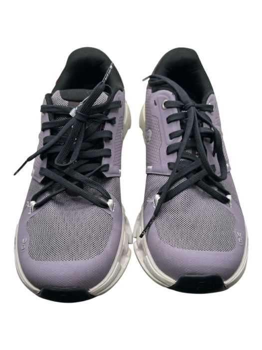 On Cloud Shoe Size 8 Purple & White Canvas Perforated lace up Athletic Sneakers Purple & White / 8