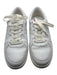 Tory Burch Shoe Size 6.5 White Leather Lace Up Athletic Sneakers White / 6.5