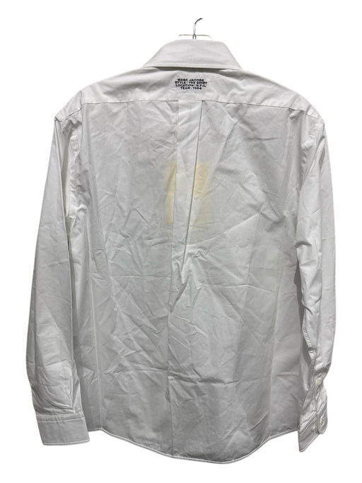 Marc Jacobs Size XS White Cotton Button Down Embroidered Chest Pocket Top White / XS