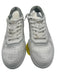 Dior Shoe Size 45 AS IS White & Gray Leather Solid Low Top Men's Shoes 45