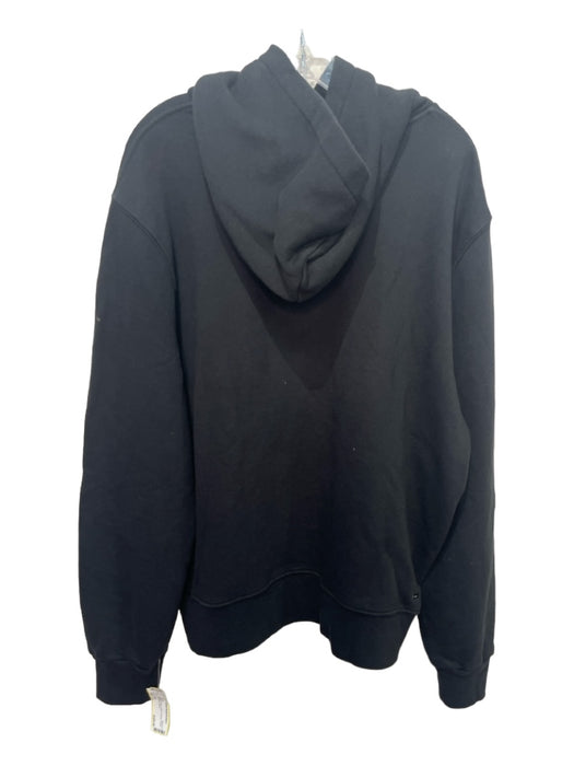 Amiri Size L Black & White Cotton Textured Hoodie Men's Jacket L