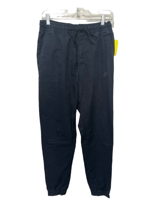 Nike Size LT Black Cotton Solid Elastic Waist Men's Pants LT