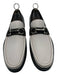 Ferragamo Shoe Size 7.5 Like New Brown & White Leather Two Tone Dress Shoes 7.5