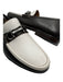 Ferragamo Shoe Size 7.5 Like New Brown & White Leather Two Tone Dress Shoes 7.5