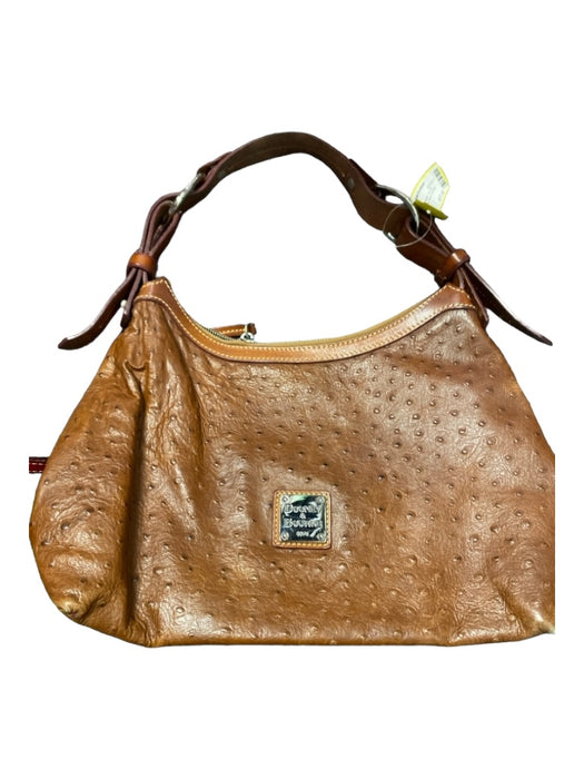 Dooney & Bourke Brown Leather Top Handle Top Zip Textured shoulder bag Bag Brown / M