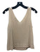 Theory Size Medium Beige Sleeveless Twist Knot Knit Top Beige / Medium