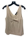 Theory Size Medium Beige Sleeveless Twist Knot Knit Top Beige / Medium