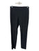 Theory Size Small Black & Gray Elastic Waist Textured Skinny Pants Black & Gray / Small