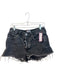 Agolde Size 27 Black Wash Cotton Button Fly High Rise 5 Pocket Fray Hem Shorts Black Wash / 27
