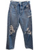Agolde Size 26 Light Wash Cotton Distressed High Rise Zip Fly Straight Leg Jeans Light Wash / 26