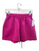 Good American Size 1 Hot pink Polyester Elastic Drawstring Waist pocket Shorts Hot pink / 1