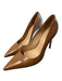 Schutz Shoe Size 9 Brown Leather Pointed Toe solid color High Heel Pump Shoes Brown / 9