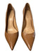 Schutz Shoe Size 9 Brown Leather Pointed Toe solid color High Heel Pump Shoes Brown / 9