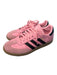 Adidas X Lionel Messi Shoe Size 40.5 Pink Leather Lace Up & Grommets Samba Shoes Pink / 40.5
