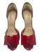 Christian Louboutin Shoe Size 41 Red Patent Leather Stiletto Bow Detail Pumps Red / 41