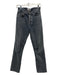Agolde Size 24 Charcoal Cotton Blend High Waist Button Fly Jeans Charcoal / 24