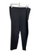 Lafayette 148 Size 10 Black Wool Blend Mid Rise Side Zip Tapered Pants Black / 10