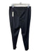 Lafayette 148 Size 8 Black Wool Blend Mid Rise Side Zip Tapered Pants Black / 8