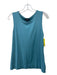 Lafayette 148 Size M Blue Viscose Blend Round Neck Sleeveless Tank Top Blue / M