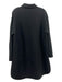 Lafayette 148 Size Medium Black Wool Blend Long Sleeve Quarter Zip Dress Black / Medium