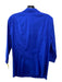 Lafayette 148 Size 8 Cobalt Blue Cotton Blend Collared Button Up 3/4 Sleeve Top Cobalt Blue / 8