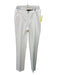 Lafayette 148 Size 8 White Cotton Denim Mid Rise Straight Full length Jeans White / 8