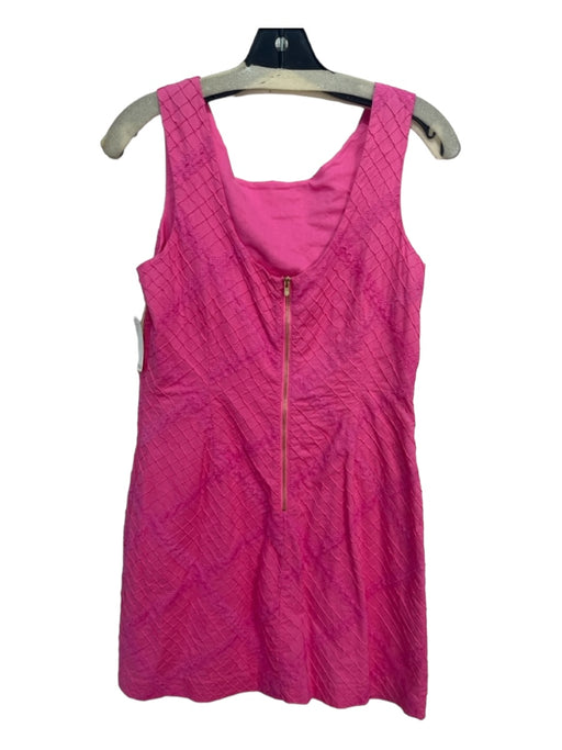 Lilly Pulitzer Size 6 Hot pink Cotton Sleeveless Lace Detail Dress Hot pink / 6