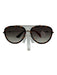 Gucci Brown Metal Tortoise shell Aviator case incl Sunglasses Brown