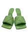 Bottega Veneta Shoe Size 39 Mint Green Leather Square Toe Diamond Quilt Sandals Mint Green / 39
