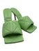 Bottega Veneta Shoe Size 39 Mint Green Leather Square Toe Diamond Quilt Sandals Mint Green / 39