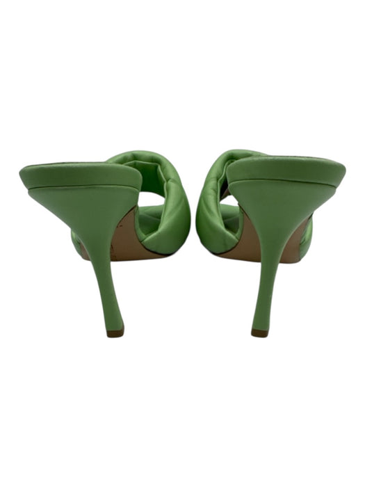 Bottega Veneta Shoe Size 39 Mint Green Leather Square Toe Diamond Quilt Sandals Mint Green / 39