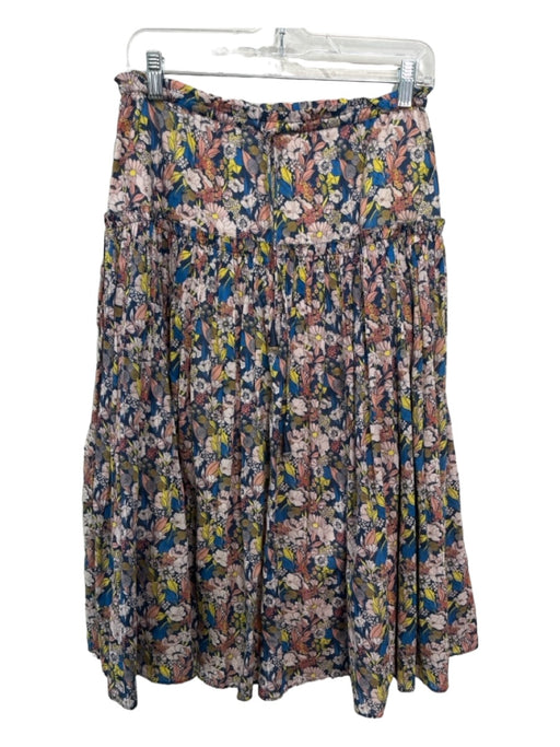 A Piece Apart Size M Multicolor Cotton floral print Drawstring Waist Skirt Multicolor / M