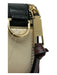 Marc Jacobs Black, White & Burgundy Leather Gold Tone Hardware Crossbody Bag Black, White & Burgundy